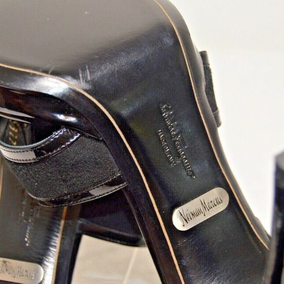 🏷️ NWT  Black New Platform Cage D'orsay Pumps Sz10 - Picture 8 of 10